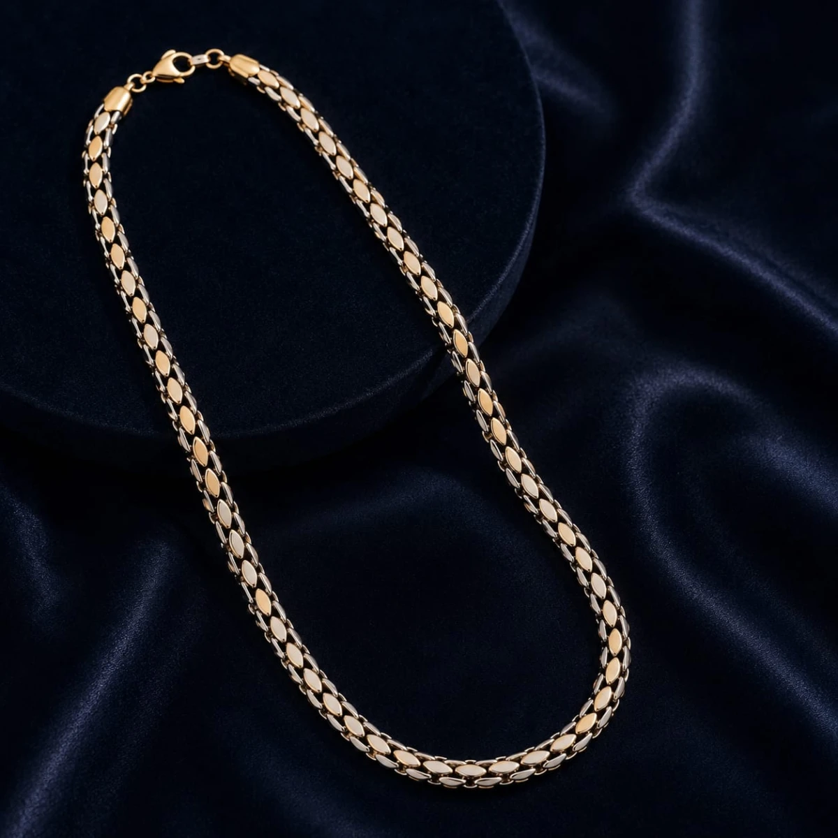 Gold Men’s Leaf Link Chain