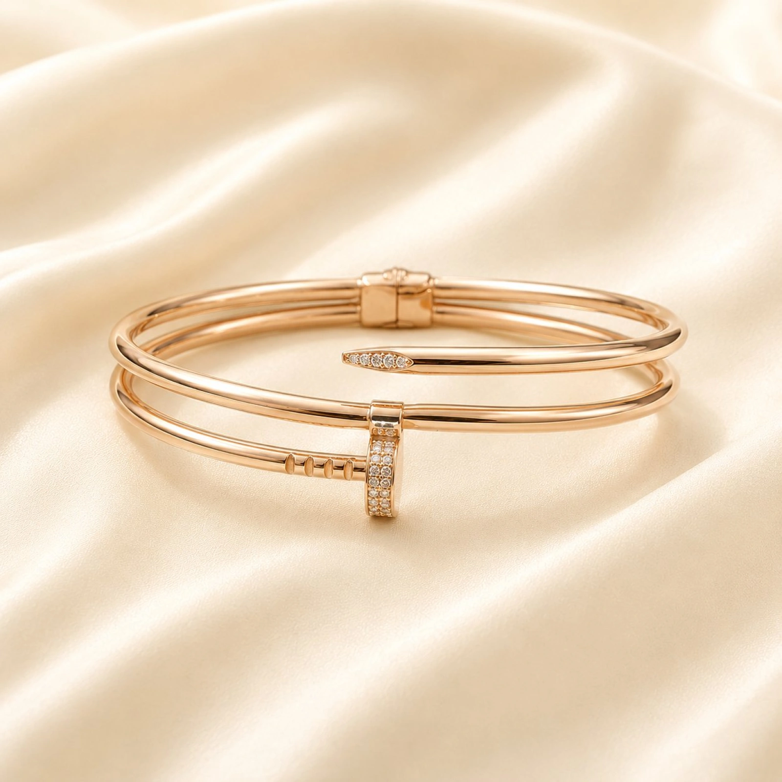 Elegant Gold Women’s Designer Kada Bangle