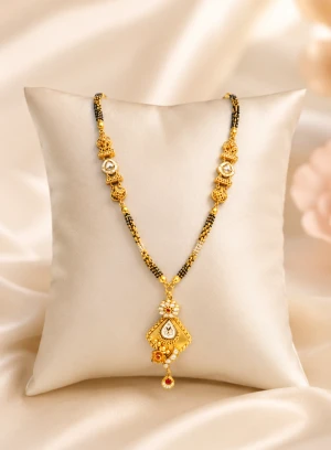 Noble Gold Fancy Mangalsutra Main View