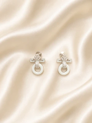 Timeless Silver Dangle Earrings Main View