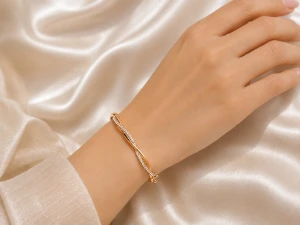 Elegant Silver Women’s Bangle Kada Gallery View