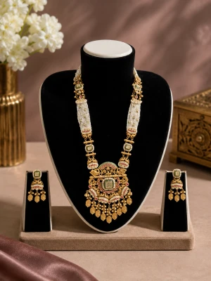 Regal Gold Choker Set Main View