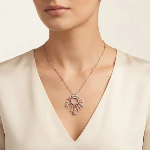 Rose Gold Women’s Designer Pendant Main View