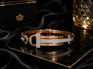 Royal Nail Design Gold Men's Kada Main View