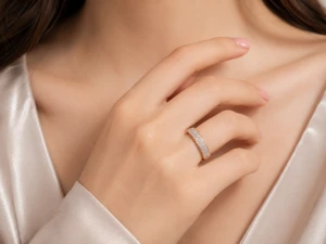 Aura Oval Solitaire Diamond Ring Main View