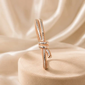 Rose Gold Women’s Designer Adjustable Kada Main View