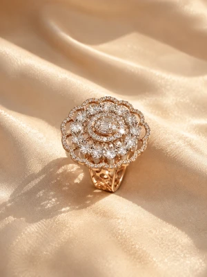 Timeless Diamond Dome Ring Main View