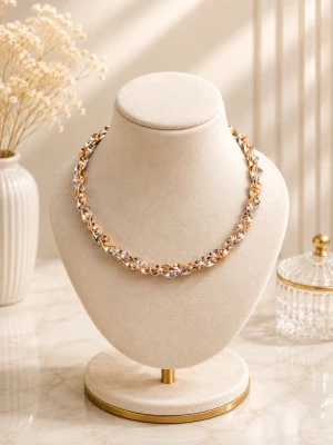 Majestic Gold Spiral Twist Rope Chain Main View