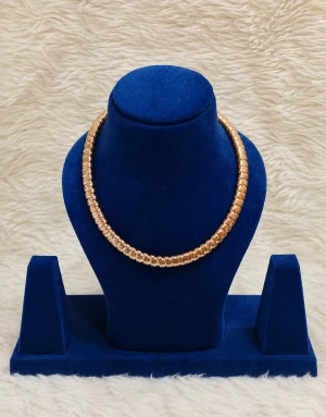 Prestige Gold Diamond Cut Segmented Choker Main View