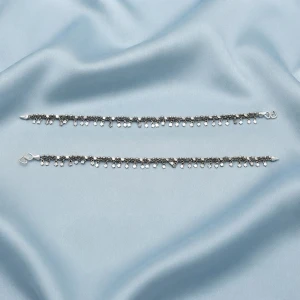 Oxidized Silver Ghungroo Anklet (Payal) Gallery View