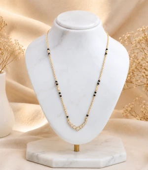 Classic Gold Traditional Mangalsutra Main View