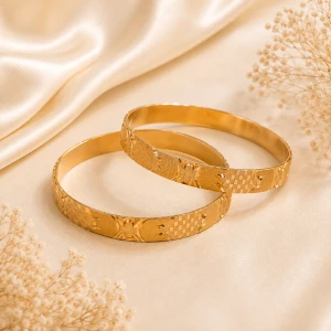 Royal Heritage Gold Bangles Main View