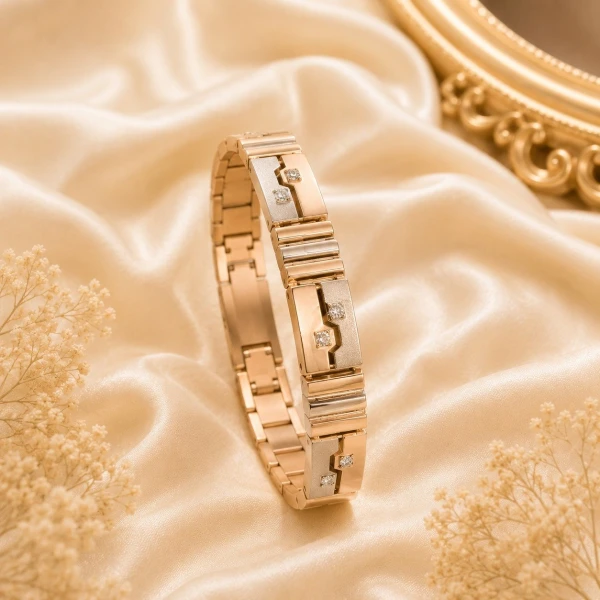 Royal Dual-Tone Gold Men's Kada