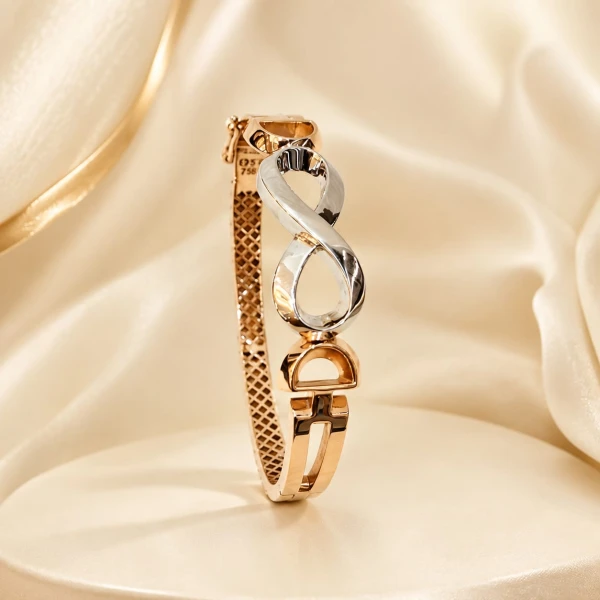 Gold Women’s Elegant Infinity Design Bangle
