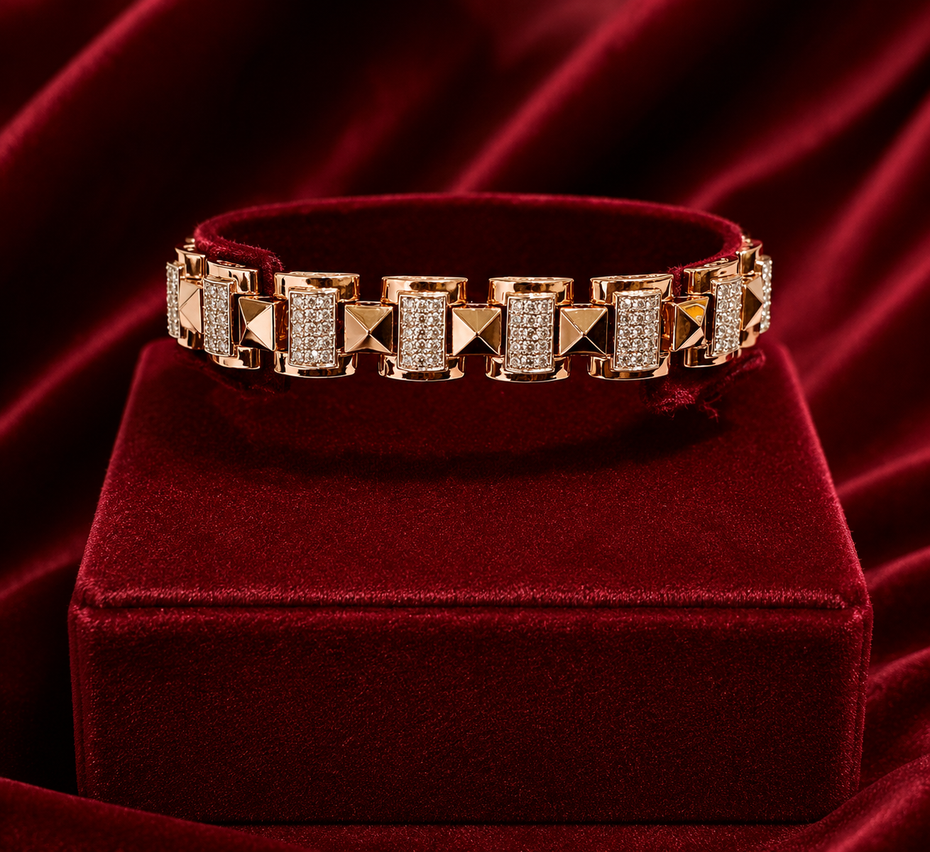 Exquisite Diamond Wristlet