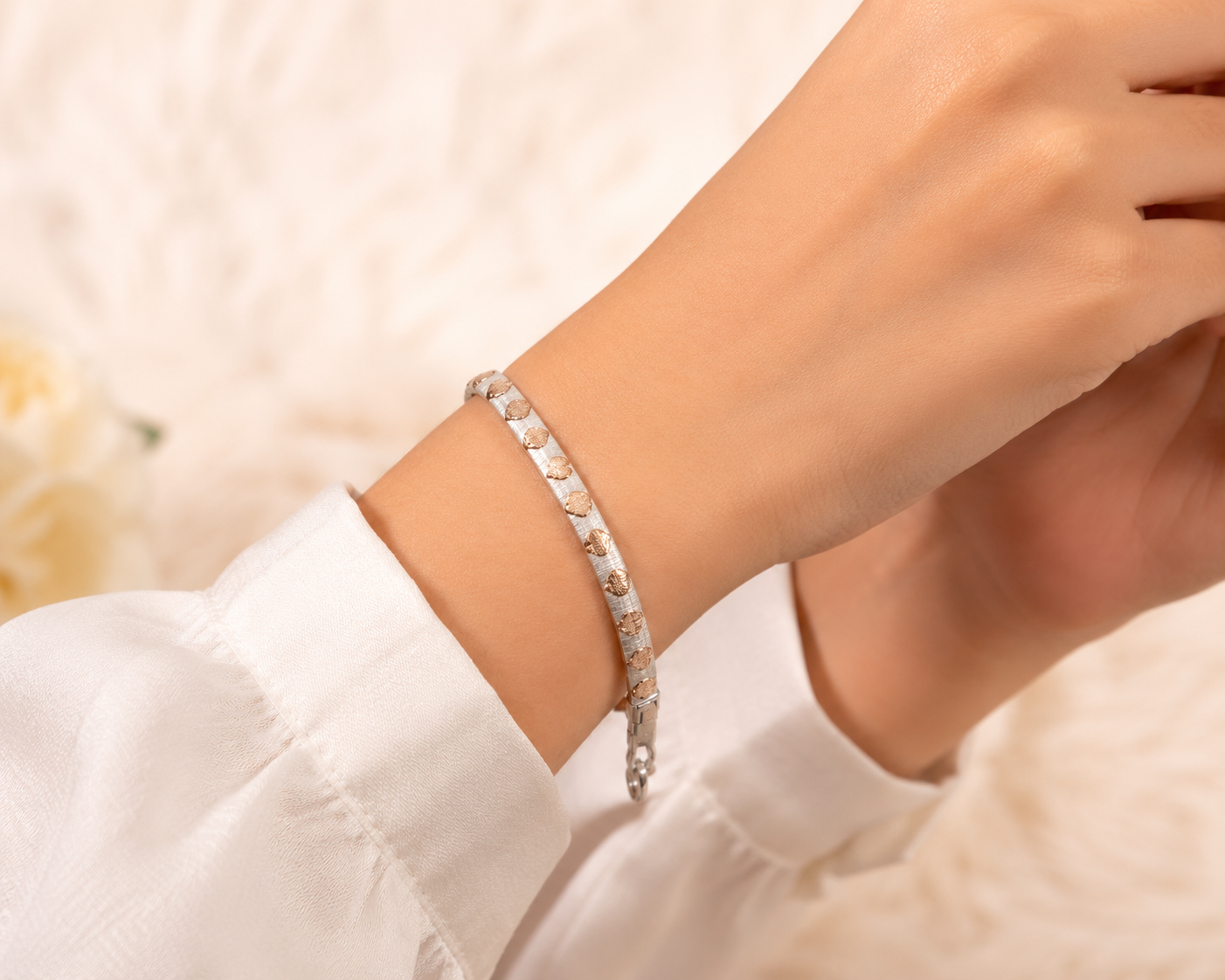 Opulent Silver Designer Bracelet